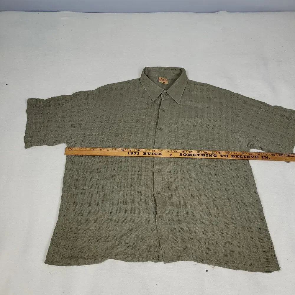 Jordan by Claudio Nucci Shirt Size XXL Button Down Short Sleeve Cooling Comfort
